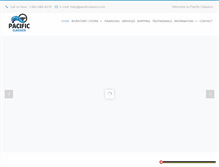Tablet Screenshot of pacificclassics.com